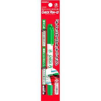 チェックペン アルファ パック入り ゼブラ