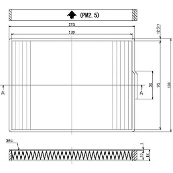 交換用フィルター 東芝キヤリア
