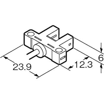 アンプ内蔵・コの字型マイクロフォトセンサ[超小型・ケーブル式]