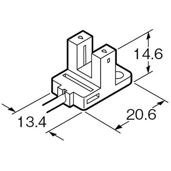 アンプ内蔵・コの字型マイクロフォトセンサ[小型・ケーブル式] パナソニック インダストリー(パナソニック デバイスSUNX)