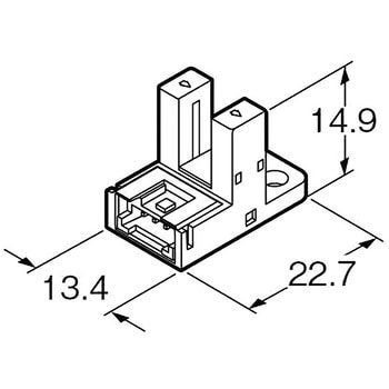 アンプ内蔵・コの字型マイクロフォトセンサ[小型・コネクタ内蔵式] パナソニック インダストリー(パナソニック デバイスSUNX)