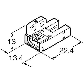 アンプ内蔵・コの字型マイクロフォトセンサ[小型・コネクタ内蔵式] パナソニック インダストリー(パナソニック デバイスSUNX)