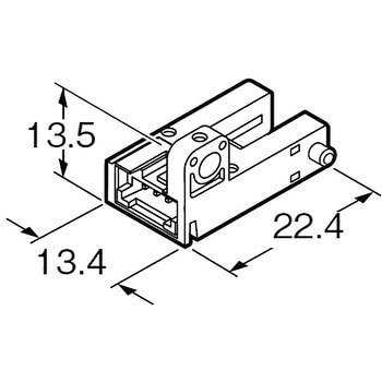 アンプ内蔵・コの字型マイクロフォトセンサ[小型・コネクタ内蔵式] パナソニック インダストリー(パナソニック デバイスSUNX)