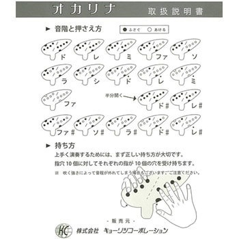 プラスティックオカリナ KC