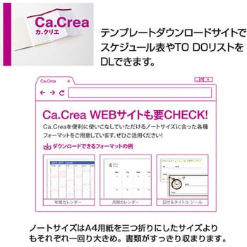 Ca.Crea(カクリエ) ツインリング A4×1/3 RT-650GC プラス(文具) リング