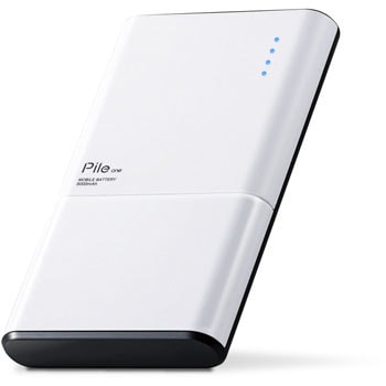 モバイルバッテリー 6000mah 3 0a 薄型 タイプc対応 Pile One エレコム モバイルバッテリー 通販モノタロウ De M07 N6030bk