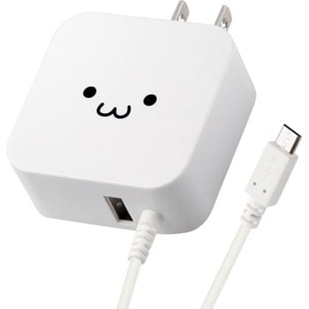 充電器 Acアダプター マイクロusb Iphone Ipad Android Iqos Glo 対応 折畳式プラグ Usbポート 1 2 4a出力 エレコム Microusb Ac充電器 通販モノタロウ Mpa Acm01bk