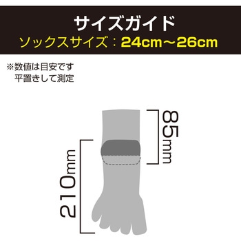 10倍破れにくいソックス 制菌・消臭 5本指 ショート丈 3足組 カラーアソート 岡本