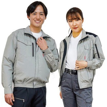 空調長袖ブルゾン 2012X(ウェアのみ)フルハーネス対応 日本製生地 コットン100% STATUSUNI(ステータスユニ)