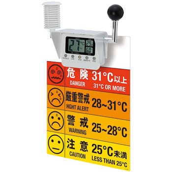 HO-586 黒球マルチ熱中症計標識セット(単管用) 1枚 ユニット 【通販 