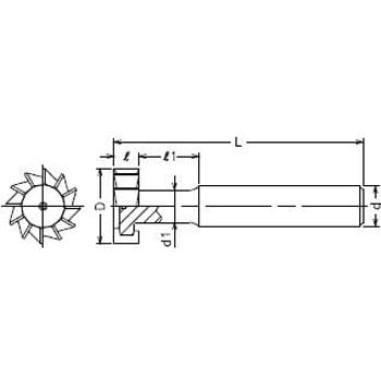 TC 26X5.5XS Tスロットカッター TC 1本 フクダ精工(FKD) 【通販サイト