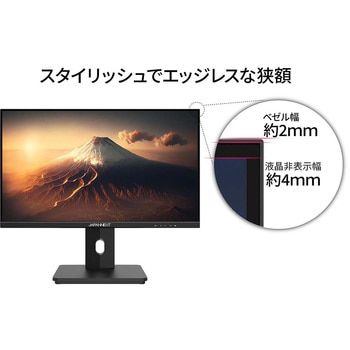 液晶ディスプレイ/21.5型/1920×1080/HDMI×1、Type-C×1/ブラック/スピーカー：有 JAPANNEXT