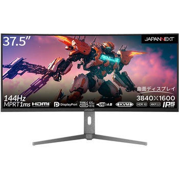 JN-IPS375C144UWQHDR-H Q[~OtfBXvC/37.5^/3840~1600/HDMI~1ADP~1AUSB Type-C~1/ubN/Xs[J[FL JAPANNEXT 24812106