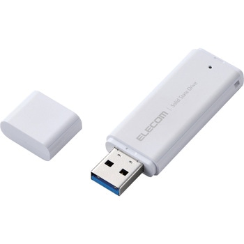 SSD 外付け USB3.2 Gen1 読出最大400MB/秒 超小型 ポータブル キャップ式 耐衝撃 エレコム