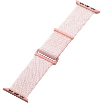 AW-41BDFBPN アップルウォッチ バンド SE 8 7 6 5 4 3 2 1 [41mm 40mm 38mm] ファブリック 面ファスナー式 エレコム 24823200