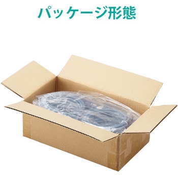 LANケーブル CAT5e 簡易パッケージ ストレート 爪折れ防止 エレコム