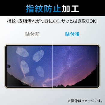 Google Pixel 7 ガラスフィルム 指紋認証対応 高透明 表面硬度10H 指紋防止 飛散防止 気泡防止 エレコム