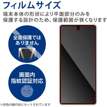 Google Pixel 7 ガラスフィルム 指紋認証対応 高透明 ブルーライトカット 表面硬度10H 指紋防止 飛散防止 エレコム