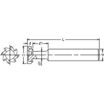 FKD 千鳥刃Tスロットカッター22×8 STC-22X8-