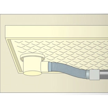 エバフレキ LJH型 洗濯機防水パン接続用 EVUC(エバック)