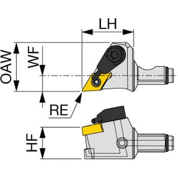 スクリューオン式ヘッド QC16 タンガロイ