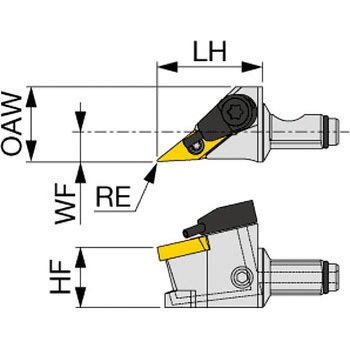 スクリューオン式ヘッド QC16 タンガロイ