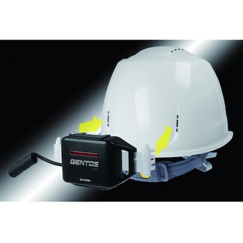 GRIT ヘッドライト一体化可能ヘルメット テープ内装 GENTOS
