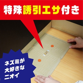 アースガーデン ネズミ専用立入禁止 エサ付き粘着シート アース製薬