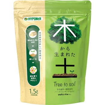 木から生まれた土 ハイポネックスジャパン