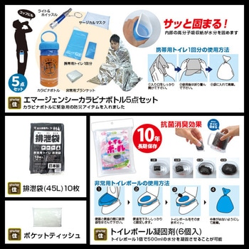 車載用防災セット (24点) ブレイン