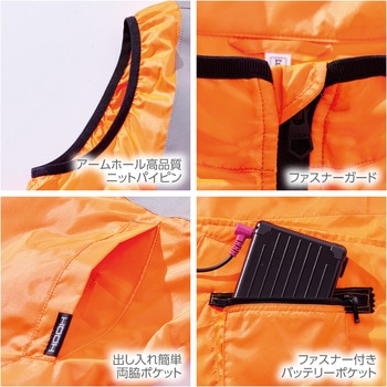 快適ウェア ネオンカラー反射ベスト 村上被服