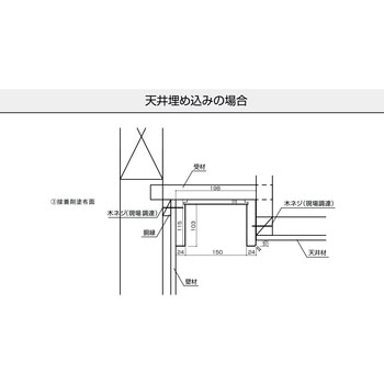 カーテンボックス枠セット ウッドワン