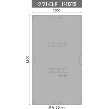 クワトロボード スタンダードタイプ(パレット緩衝材) グレー クワトロテックサポート