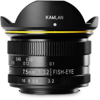 交換レンズFS 7.5mm F3.2 KamLan
