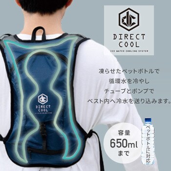 水冷服 DIRECT COOL 一般仕様 連続運転約7時間 (ウェア、バッテリー