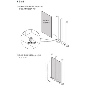 面材受け金物 - カナイ