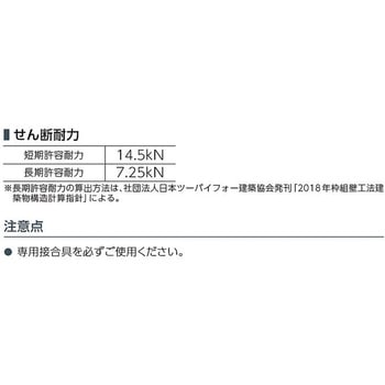 梁受け金物 HN412 カナイ