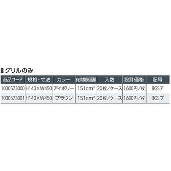 ビッグ軒裏換気金物S カナイ