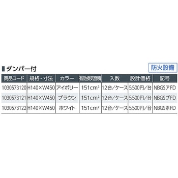 ニュービッグ軒裏換気金物S カナイ