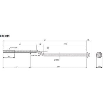 笠形クランクアンカーボルト M12 カナイ