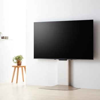 48～77V型対応壁寄せテレビスタンド 朝日木材加工