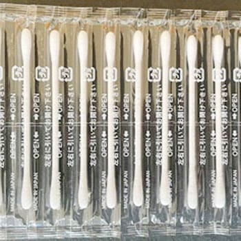 【国産】綿棒白 10連個包装(レギュラー) 三和