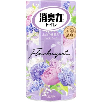 ds-2307749 （まとめ）エステー トイレの消臭力 アクアソープ400ml 1セット（5個） (ds2307749) 消臭力 トイレ用 スプレー（ラベンダー） | 消臭剤・芳香剤 | 製品