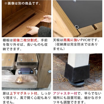 三角屋根スリム収納庫 住まいスタイル 物置本体 【通販モノタロウ】