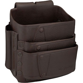 DPP-864M-DB ソフトプラポーチ ポケット3段タイプ DENSAN(デンサン/ジェフコム) 24891308