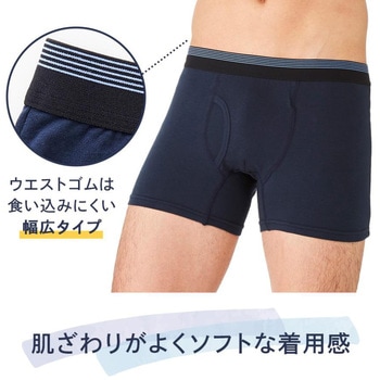 綿混ボクサーパンツ2枚組 アイメディア