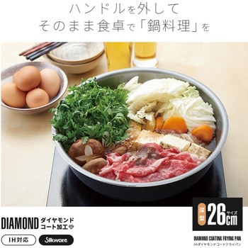 卓上鍋兼用ダイヤコートフライパン アイメディア