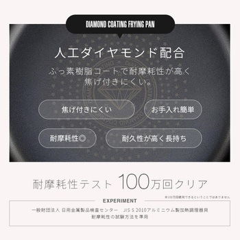 卓上鍋兼用ダイヤコートフライパン アイメディア