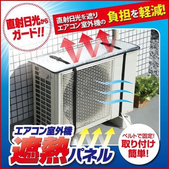 エアコン室外機遮熱パネル アイメディア