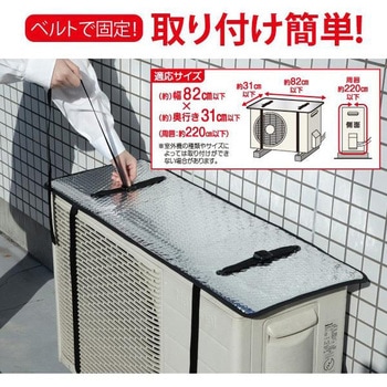 エアコン室外機遮熱パネル アイメディア